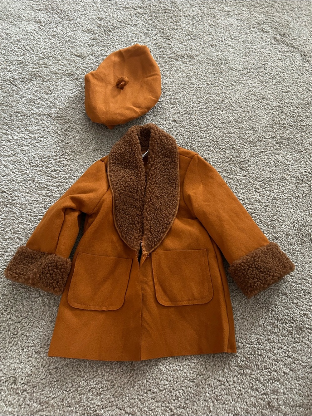 Shein 6-9 Month Coat and Hat Set